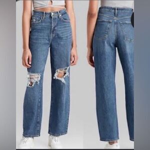 Wild Fable highest rise baggy Jean size 00/24 EUC no signs of wear distressed